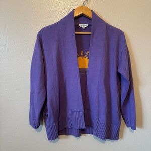 Purple sunrise sweater